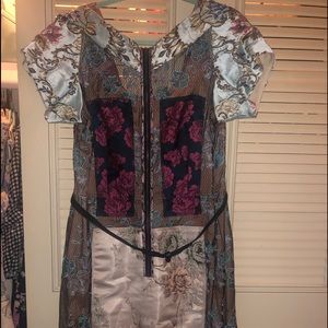 Anthropologie short sleeved dress size 12